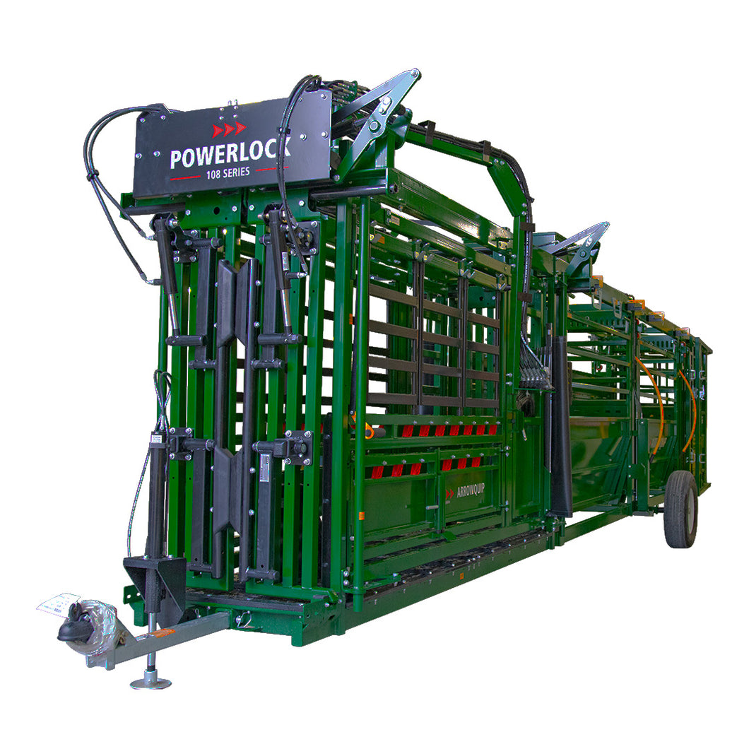 Powerlock 108 Series Hydraulic Portable Cattle Chute, Alley & Tub DOWN PAYMENT