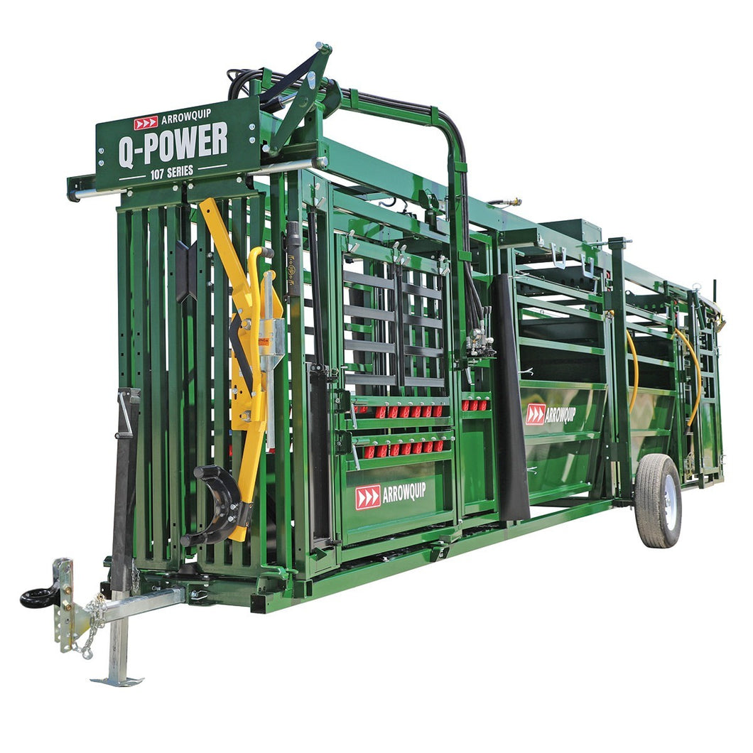 Q-Power 107 Series Hydraulic Portable Cattle Chute, Alley & Tub DOWN PAYMENT